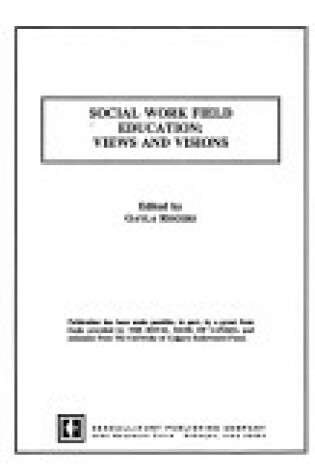 Cover of Social Work and Field Education