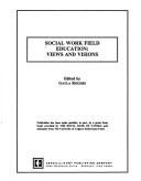 Book cover for Social Work and Field Education