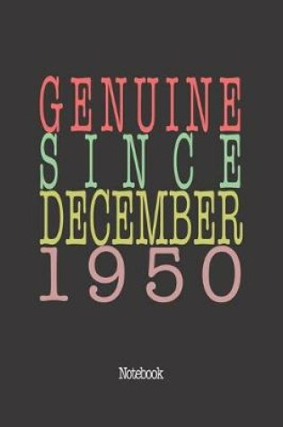 Cover of Genuine Since December 1950