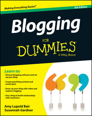 Cover of Blogging For Dummies