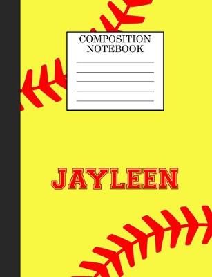 Book cover for Jayleen Composition Notebook