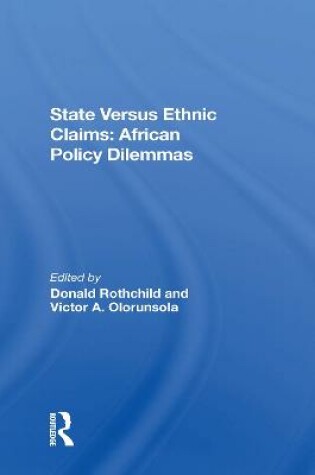 Cover of State Versus Ethnic Claims