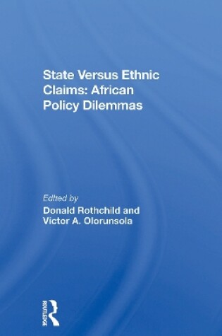 Cover of State Versus Ethnic Claims