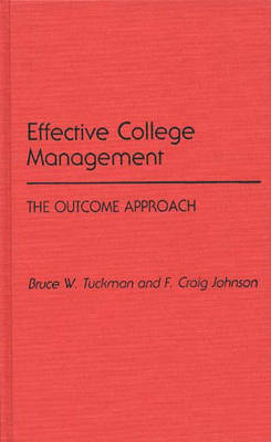 Book cover for Effective College Management