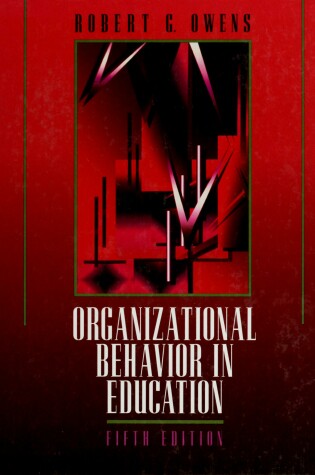 Cover of Organizational Behavior in Education