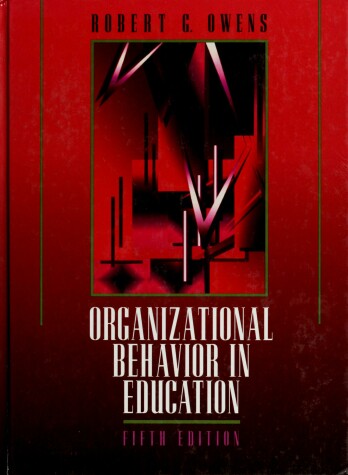 Book cover for Organizational Behavior in Education