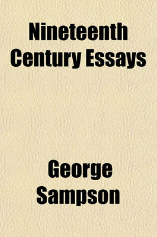 Cover of Nineteenth Century Essays