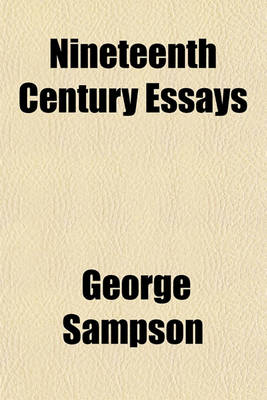 Book cover for Nineteenth Century Essays