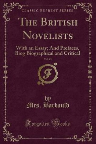 Cover of The British Novelists, Vol. 25