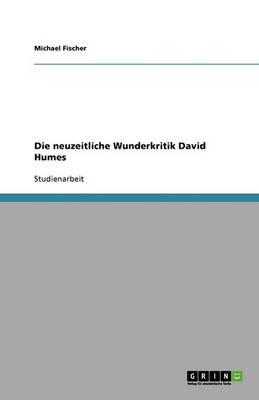 Book cover for Die neuzeitliche Wunderkritik David Humes