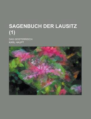 Book cover for Sagenbuch Der Lausitz; Das Geisterreich (1 )