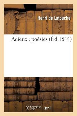 Book cover for Adieux: Po�sies