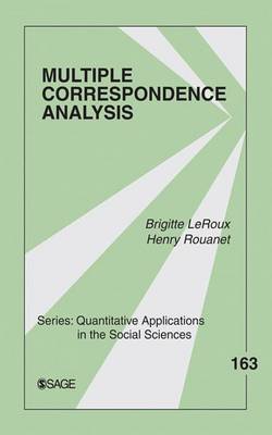 Book cover for Multiple Correspondence Analysis