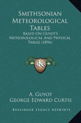 Cover of Smithsonian Meteorological Tables