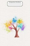 Book cover for Composition Notebook Watercolor Tree Design Vol 8