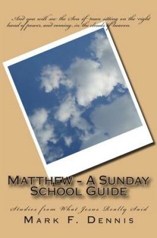 Cover of Matthew - A Sunday School Guide