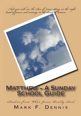 Book cover for Matthew - A Sunday School Guide