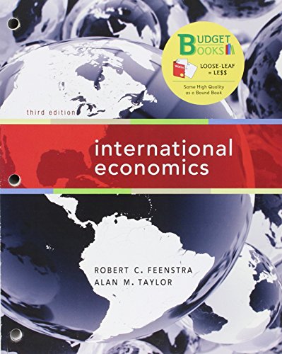 Book cover for Loose-Leaf Version for International Economics