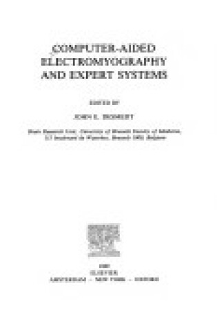 Cover of Computer-aided Electromyography and Expert Systems