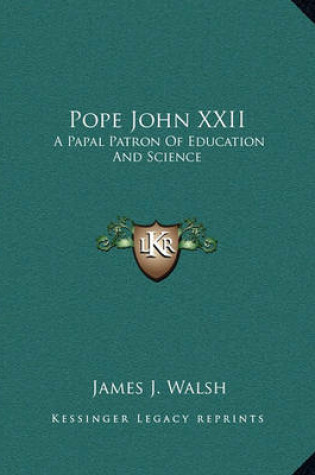 Cover of Pope John XXII