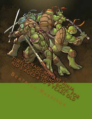 Book cover for "Teenage Mutant Ninja Turtles" Coloring Book