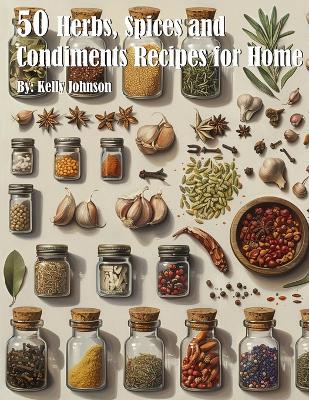 Book cover for 50 Herb, Spices and Condiments Recipes for Home