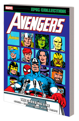 Book cover for Avengers Epic Collection: The Crossing Line