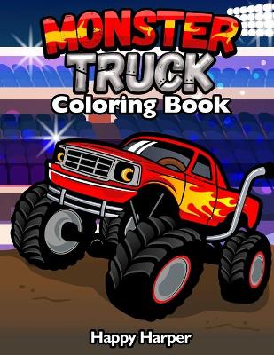 Book cover for Monster Truck Coloring