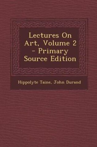 Cover of Lectures on Art, Volume 2