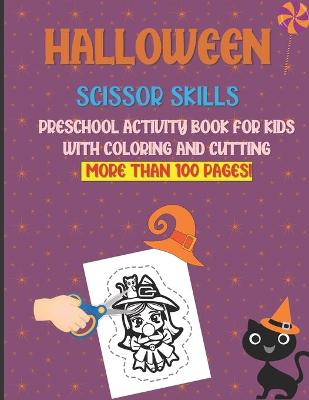 Book cover for Halloween Scissor Skills