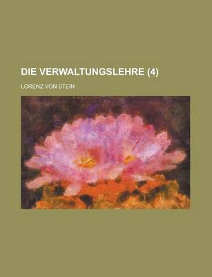 Book cover for Die Verwaltungslehre (4)