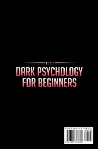 Cover of Dark Psychology for Beginners