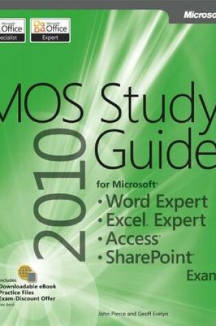 Cover of Mos 2010 Study Guide for Microsoft Word Expert, Excel Expert, Access, and Sharepoint