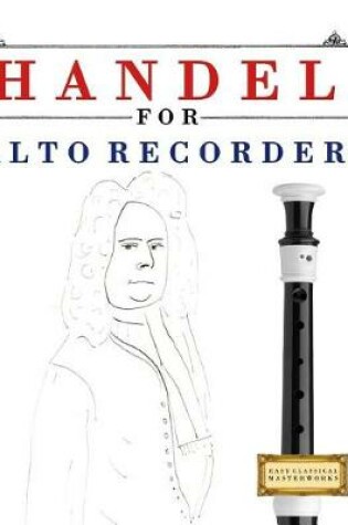 Cover of Handel for Alto Recorder