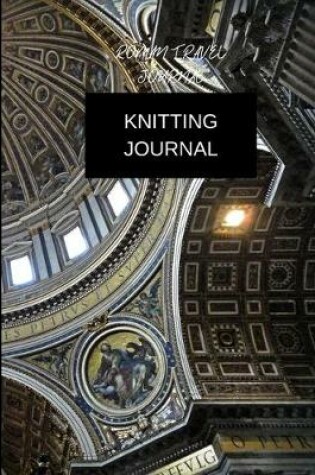 Cover of knitting journal roman travel journal