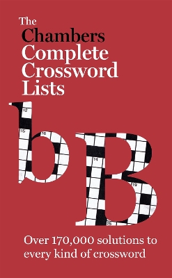 Book cover for The Chambers Crossword Lists - New Edition