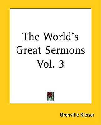 Book cover for The World's Great Sermons Vol. 3