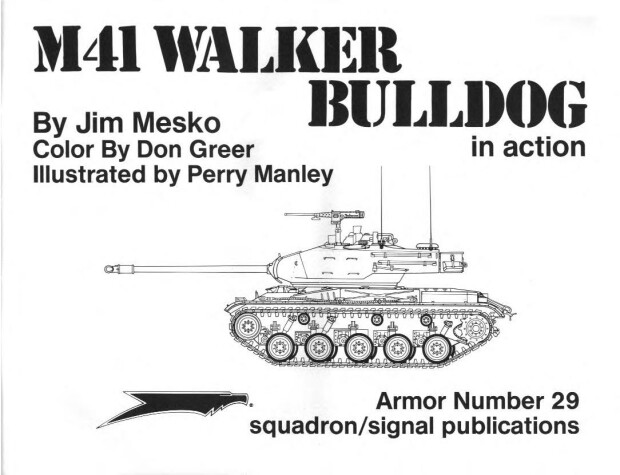 Book cover for M41 Walker Bulldog in Action