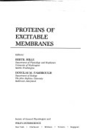 Cover of Proteins of Excitable Membranes