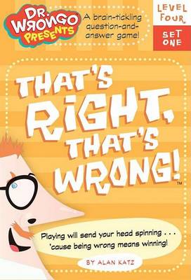 Book cover for That's Right, That's Wrong! Level Four Set One