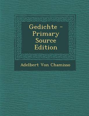 Book cover for Gedichte - Primary Source Edition