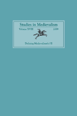 Book cover for Studies in Medievalism XVIII