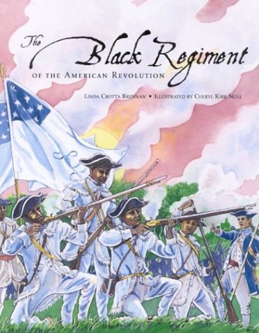 Book cover for The Black Regiment of the American Revolution