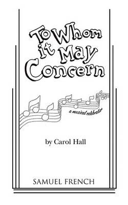 Book cover for To Whom It May Concern