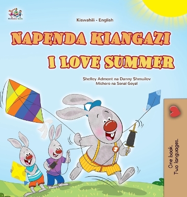 Book cover for I Love Summer (Swahili English Bilingual Children's Book)