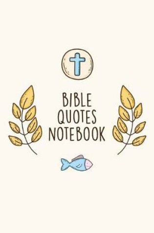 Cover of Bible Quote Notebook