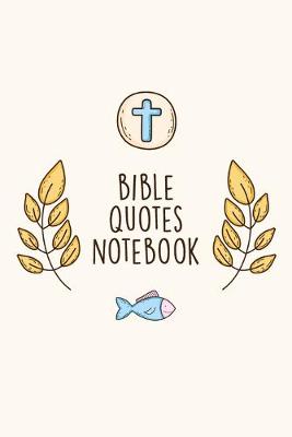 Book cover for Bible Quote Notebook