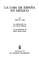 Book cover for La Casa de Espana En Mexico