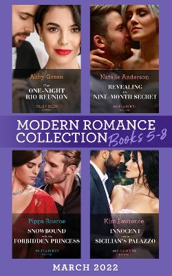 Book cover for Modern Romance March 2022 Books 5-8