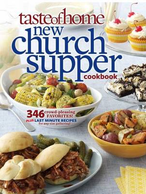 Book cover for Taste of Home New Church Supper Cookbook